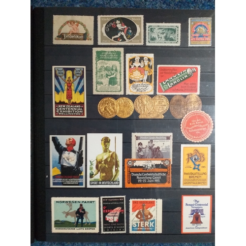 149 - Collection in 2 large stock books from around the World of Cinderella's, principally GB and Europe (... 