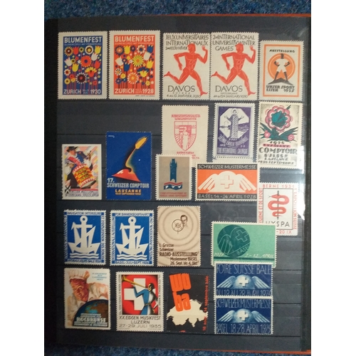 149 - Collection in 2 large stock books from around the World of Cinderella's, principally GB and Europe (... 