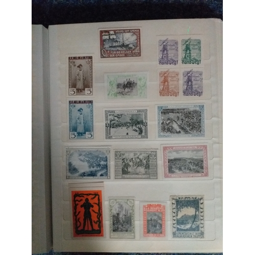 149 - Collection in 2 large stock books from around the World of Cinderella's, principally GB and Europe (... 