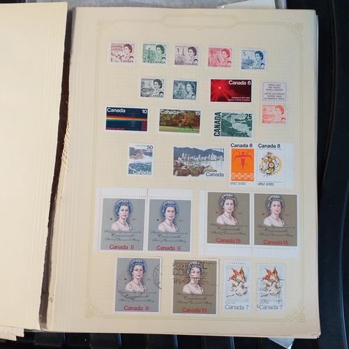 180 - Canada - Collection on 25 sheets of early used to 1980's with most issues from early 1970's being mi... 