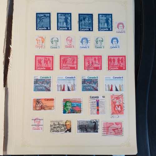 180 - Canada - Collection on 25 sheets of early used to 1980's with most issues from early 1970's being mi... 
