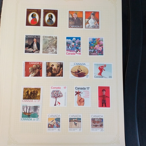 180 - Canada - Collection on 25 sheets of early used to 1980's with most issues from early 1970's being mi... 