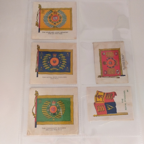 79 - Small selection of Muratti Silks incl  Series B Flags (No 19) only 1 in the set. Series B (4-18) Reg... 