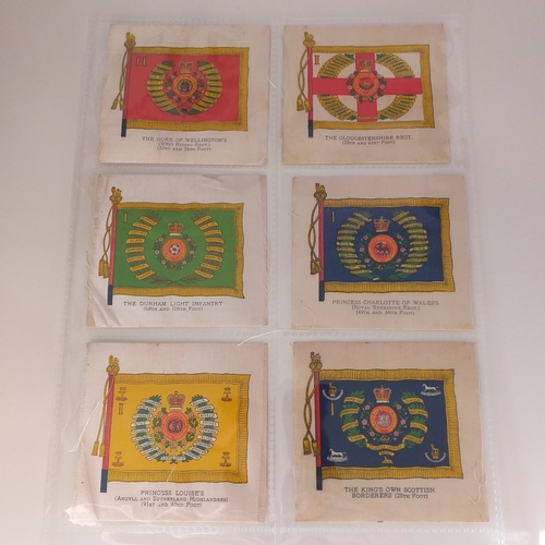 79 - Small selection of Muratti Silks incl  Series B Flags (No 19) only 1 in the set. Series B (4-18) Reg... 