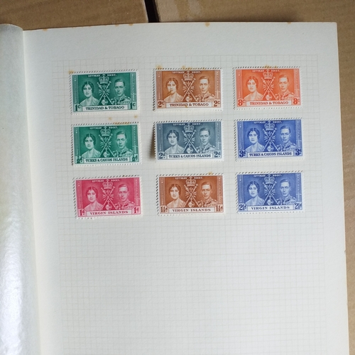 139 - Omnibus - 1937 Coronation - Mint collection on 10 album pages,apart from the Newfoundland set (14) l... 