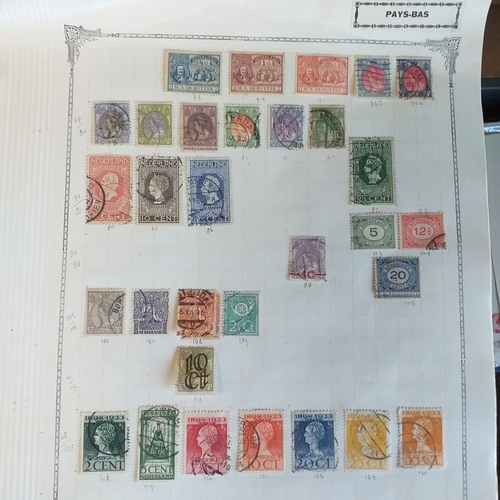 259 - Netherlands -Selection on 8 sheets from 1950s.