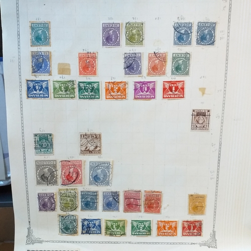 259 - Netherlands -Selection on 8 sheets from 1950s.