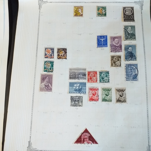259 - Netherlands -Selection on 8 sheets from 1950s.
