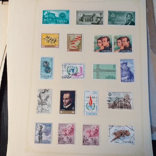 291 - Spain. Early, mostly used  collection to 1970's on 18 pages incl 4 covers - 328 stamps