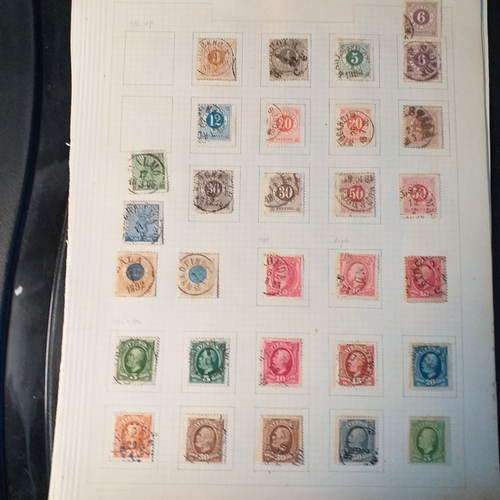 294 - Mainly used collection of Swedish Definitives from early to 1950/60's on 7 pages - 213 stamps.