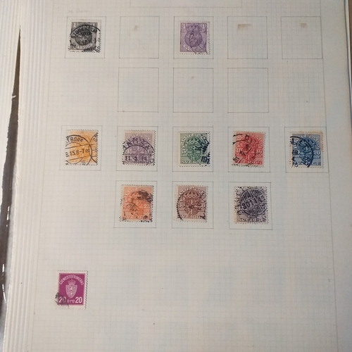 294 - Mainly used collection of Swedish Definitives from early to 1950/60's on 7 pages - 213 stamps.