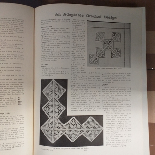 57 - Girls Own' Annuals, Vol 40 (XL) and 42 (XLII), 1919 & 1921 edited by Flora Klickman, monthly copies ... 