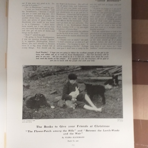 57 - Girls Own' Annuals, Vol 40 (XL) and 42 (XLII), 1919 & 1921 edited by Flora Klickman, monthly copies ... 