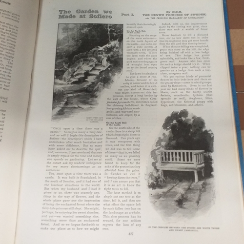 57 - Girls Own' Annuals, Vol 40 (XL) and 42 (XLII), 1919 & 1921 edited by Flora Klickman, monthly copies ... 