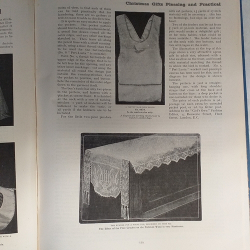 57 - Girls Own' Annuals, Vol 40 (XL) and 42 (XLII), 1919 & 1921 edited by Flora Klickman, monthly copies ... 
