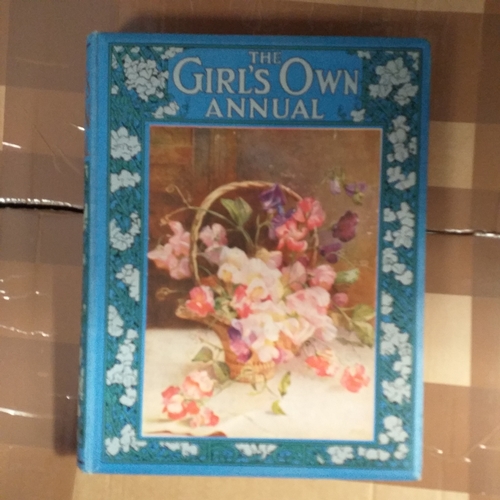 57 - Girls Own' Annuals, Vol 40 (XL) and 42 (XLII), 1919 & 1921 edited by Flora Klickman, monthly copies ... 
