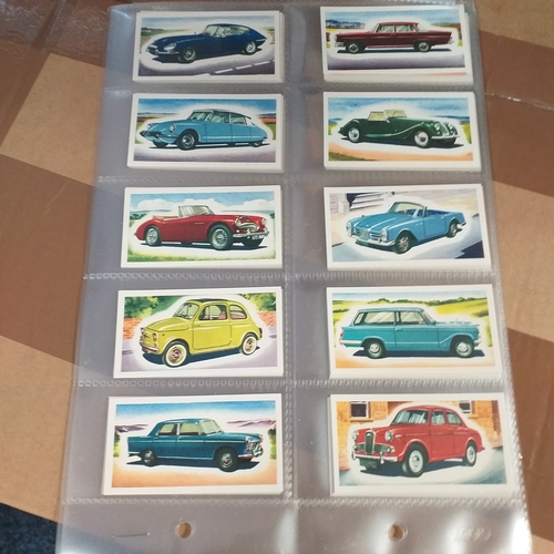 68 - 2 sets of 'Priory Tea' cards. 1964 'Cars' Series 13 (50) and 1956  'People in Uniform' (24) both in ... 