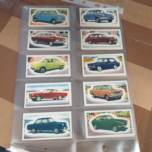 68 - 2 sets of 'Priory Tea' cards. 1964 'Cars' Series 13 (50) and 1956  'People in Uniform' (24) both in ... 