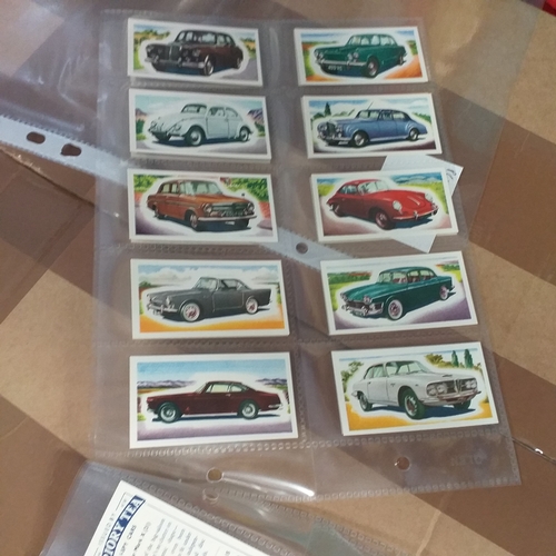 68 - 2 sets of 'Priory Tea' cards. 1964 'Cars' Series 13 (50) and 1956  'People in Uniform' (24) both in ... 
