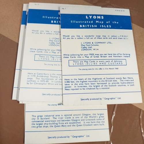 69 - TradeCards - 9 different part sets in leaves VG/Exc condition Cat Val 225