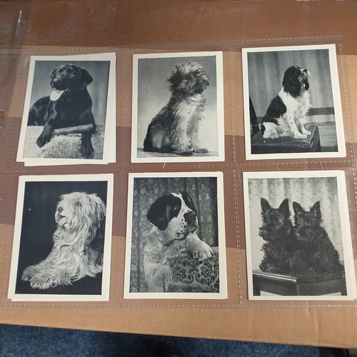 69 - TradeCards - 9 different part sets in leaves VG/Exc condition Cat Val 225