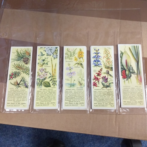 69 - TradeCards - 9 different part sets in leaves VG/Exc condition Cat Val 225