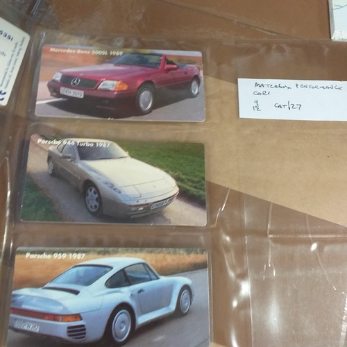 69 - TradeCards - 9 different part sets in leaves VG/Exc condition Cat Val 225