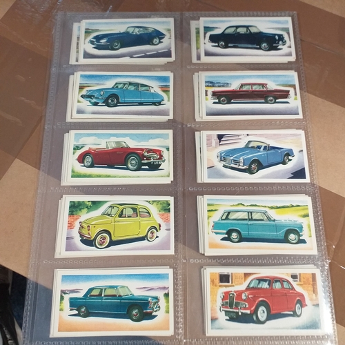 69 - TradeCards - 9 different part sets in leaves VG/Exc condition Cat Val 225