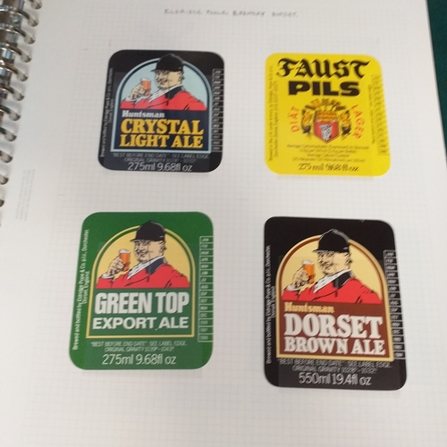 82 - Collection of Britsh Beer Bottle labels 1960's-1980's.  330 labels, most in VG/Exc condition, some m... 