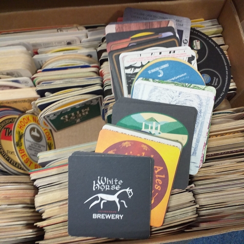 83 - Collection of British Brewery beermats 1970's-2020, approx 750 mats in very clean condition. Could b... 