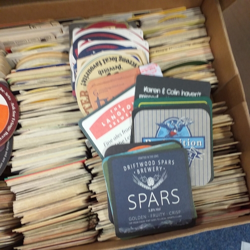 83 - Collection of British Brewery beermats 1970's-2020, approx 750 mats in very clean condition. Could b... 