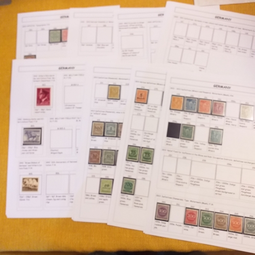 35 - Box containing a large accumulation of Germany related material - large stock book with issues from ... 