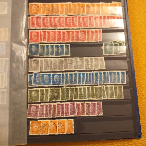 35 - Box containing a large accumulation of Germany related material - large stock book with issues from ... 