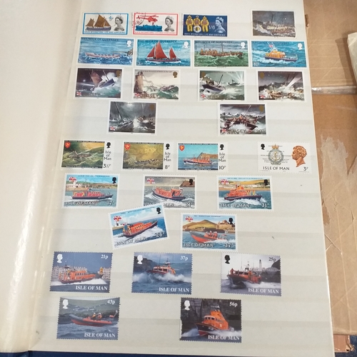 120 - Small Thematic collection in a blue 8 page/16 side stockbook, mostly GB/Regionals depicting marine r... 