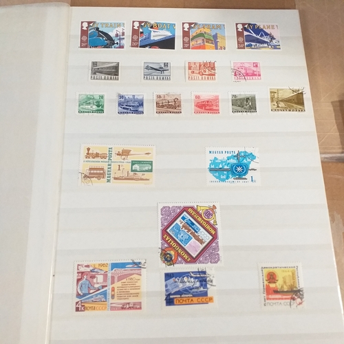 120 - Small Thematic collection in a blue 8 page/16 side stockbook, mostly GB/Regionals depicting marine r... 