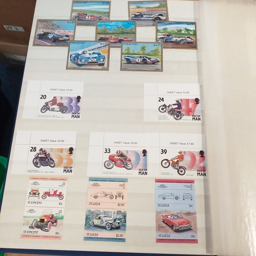 120 - Small Thematic collection in a blue 8 page/16 side stockbook, mostly GB/Regionals depicting marine r... 