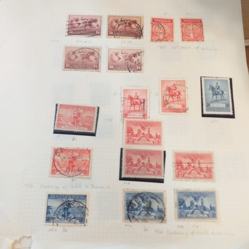 163 - Australia collection - 1911-1979 mint & used,on album pages,(including a small selection of states w... 