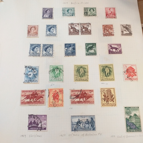 163 - Australia collection - 1911-1979 mint & used,on album pages,(including a small selection of states w... 