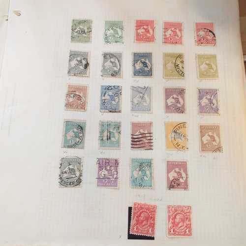 163 - Australia collection - 1911-1979 mint & used,on album pages,(including a small selection of states w... 