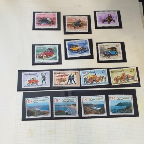 261 - New Zealand mint & used collection - 1882-1971 on album pages, 1972-2005 in a WH Smith Collecta Seri... 