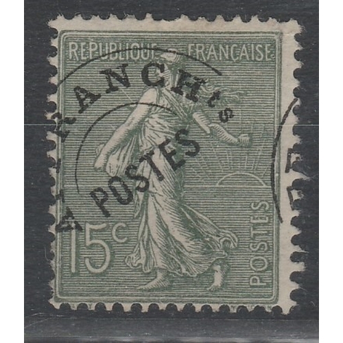 388 - Yt PR 45 - 15c Sower opt AFRANCH - a CHEVAL - Hinged