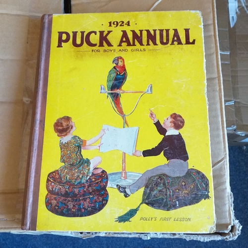 60 - Book - 2 'Puck' annuals 1924 and 1936, generally very good condition.
