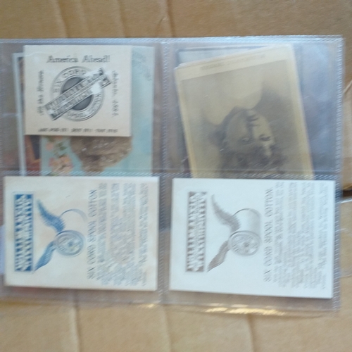 78 - American Trade Cards 1880-1910 Sewing Machines and threads, 11 different, generally very good condit... 