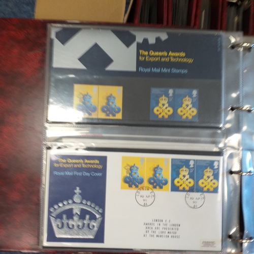 108 - GB FDC and presentation pack collection 1971 to 1990 in 13 Kestrel cover albums, includes Machin iss... 