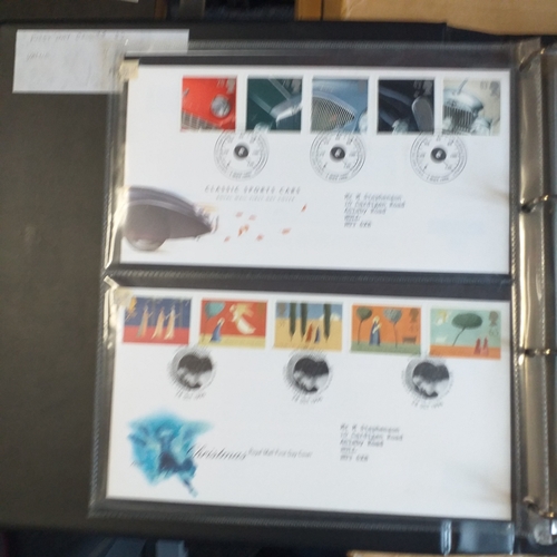 109 - Green cover album containing 39 superb condition GB FDC's from 1996-1999.