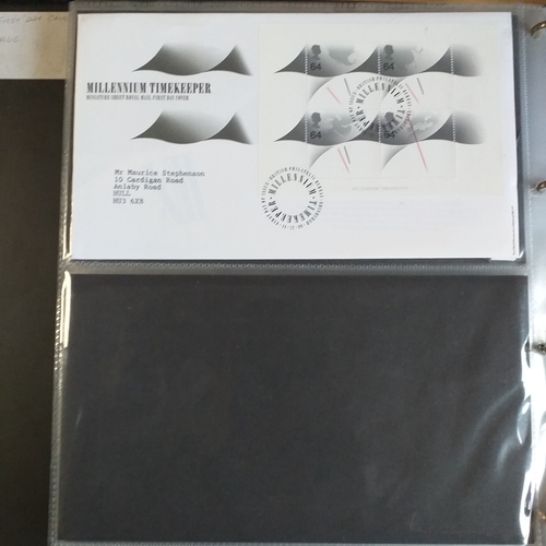 109 - Green cover album containing 39 superb condition GB FDC's from 1996-1999.