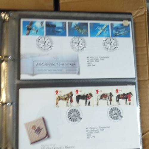 109 - Green cover album containing 39 superb condition GB FDC's from 1996-1999.