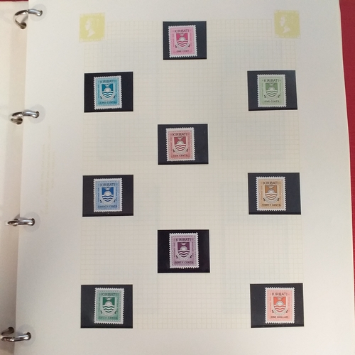 141 - Seychelles, St Kitts and Nevis Gutter Pairs un-mounted mint collection in SG Avon Stamp Album looks ... 