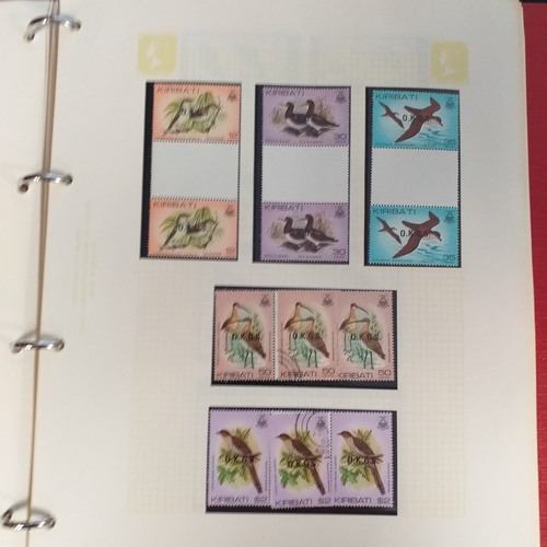 141 - Seychelles, St Kitts and Nevis Gutter Pairs un-mounted mint collection in SG Avon Stamp Album looks ... 