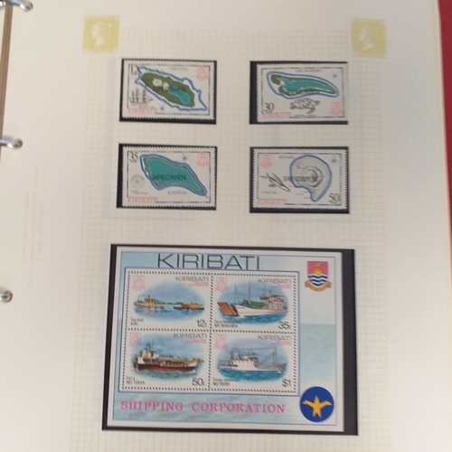141 - Seychelles, St Kitts and Nevis Gutter Pairs un-mounted mint collection in SG Avon Stamp Album looks ... 